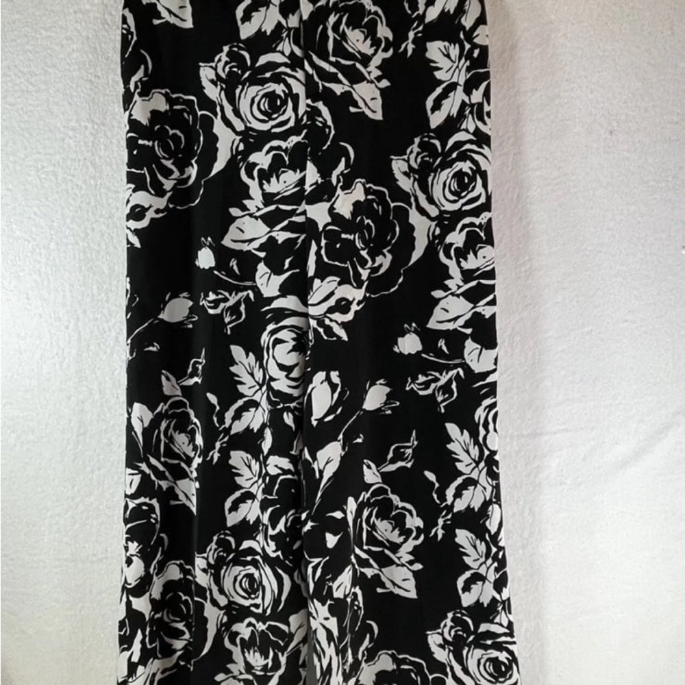Ralph Lauren palazzo wide leg Floral pants SZ 10 - Picture 7 of 12